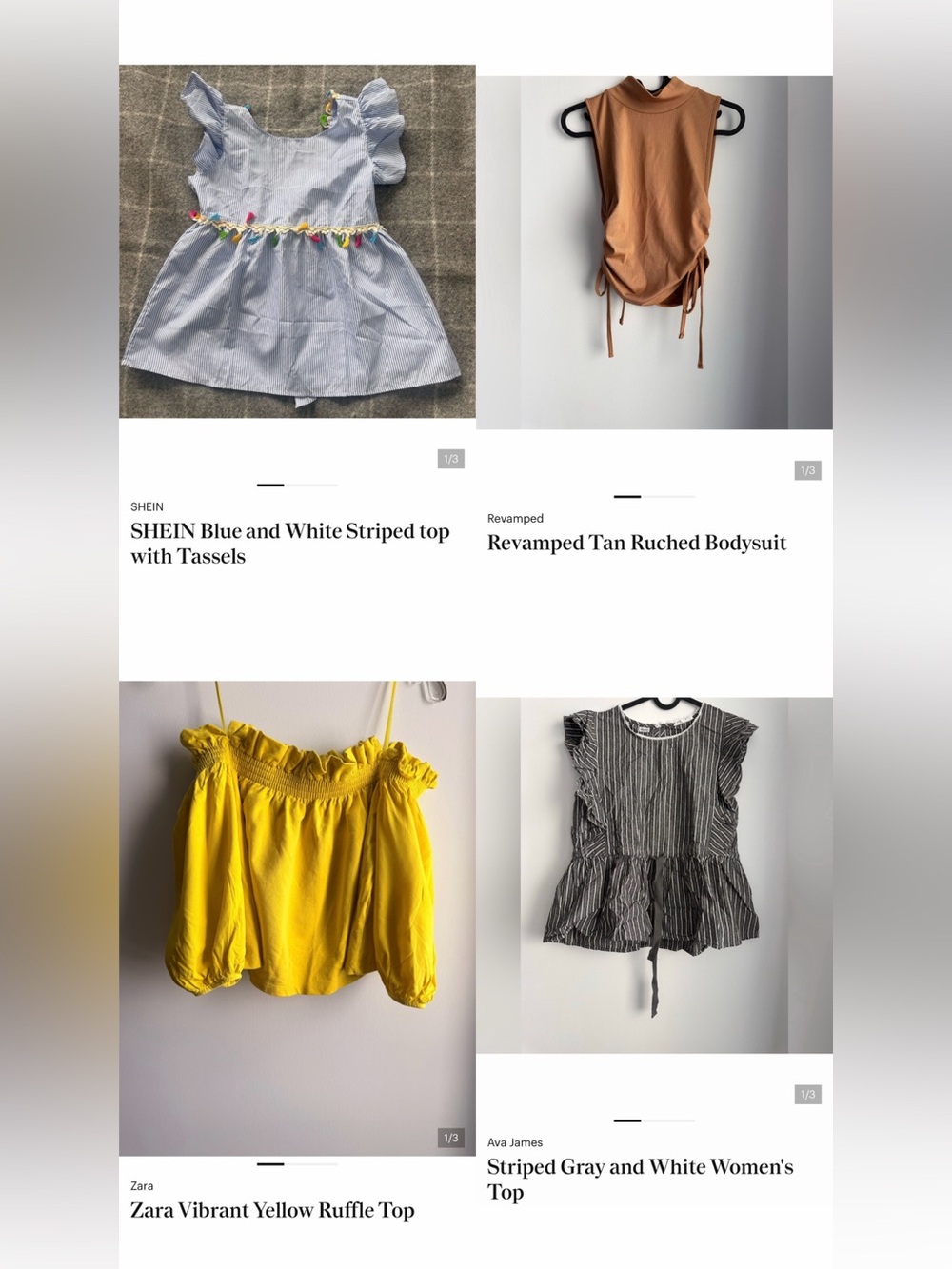 Bundle of 4 tops - Size M